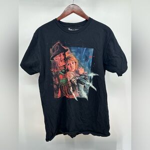 Black Freddy Krueger Graphic T-Shirt